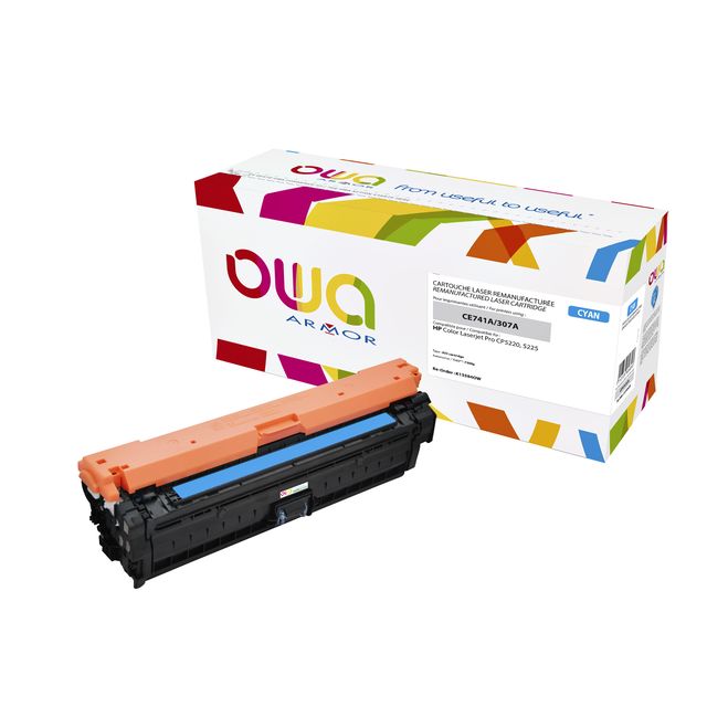 OWA - Cartouche de toner alternative pour CE741A bleu