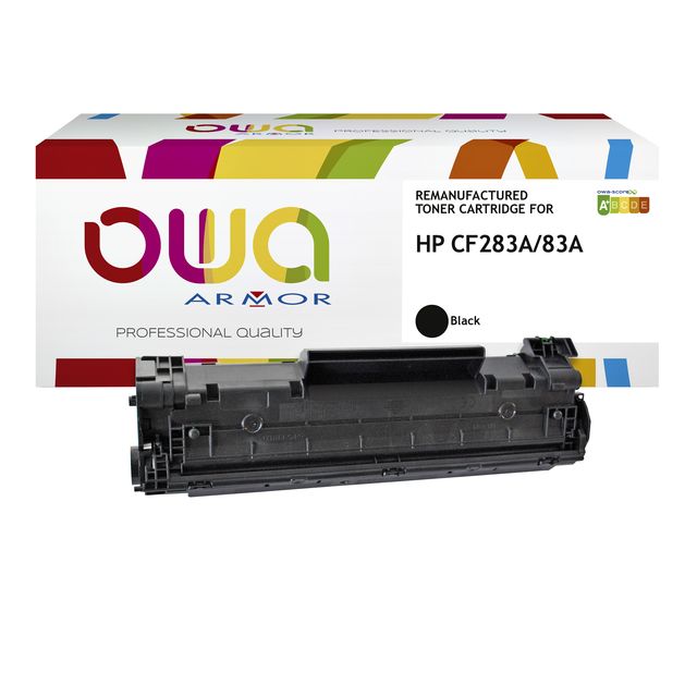 OWA - Tonercartridge hp cf283a zwart