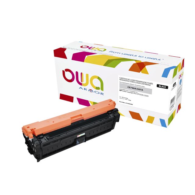 OWA - Cartucho de tóner alternativo para CE740A negro