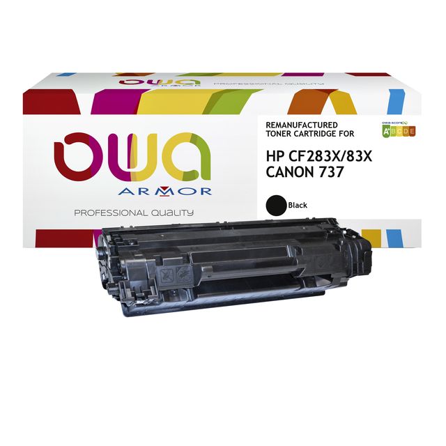 OWA - Tonercartridge hp cf283x zwart