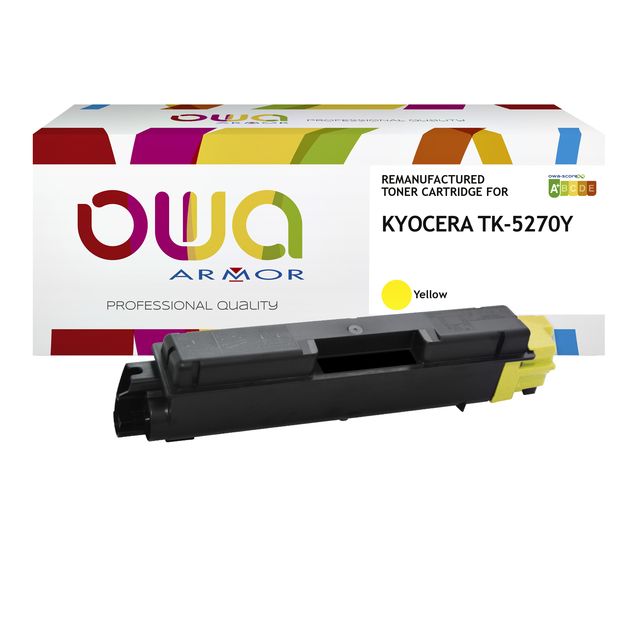 OWA - Toner alternatief tbv TK-5270Y geel