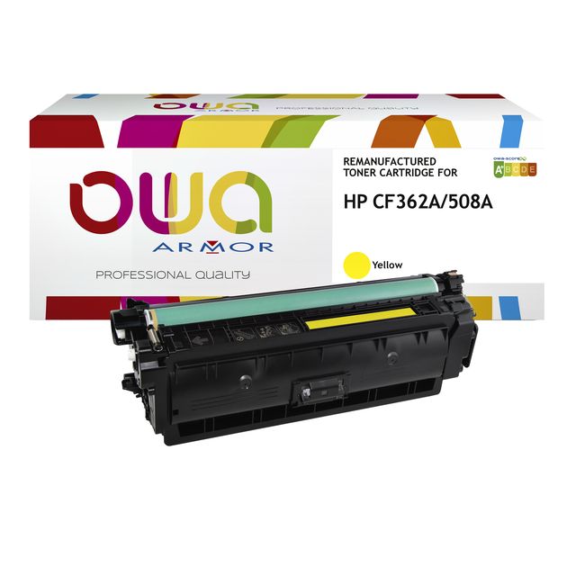 OWA - Tonercartridge hp cf362a geel