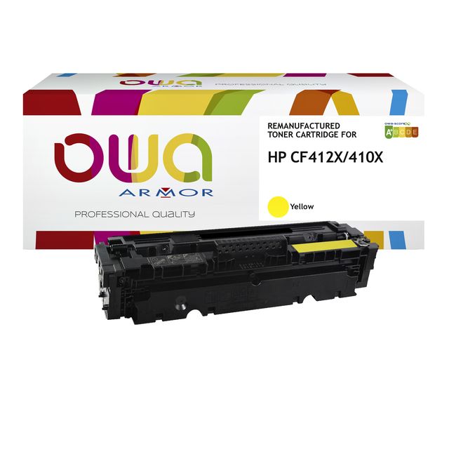 OWA - Alternative à la cartouche de toner pour CF412X jaune