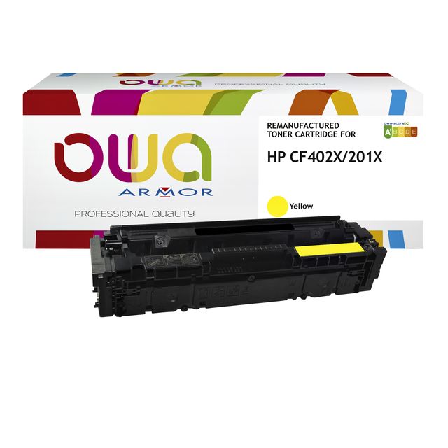 OWA - Alternative à la cartouche de toner pour CF402X jaune