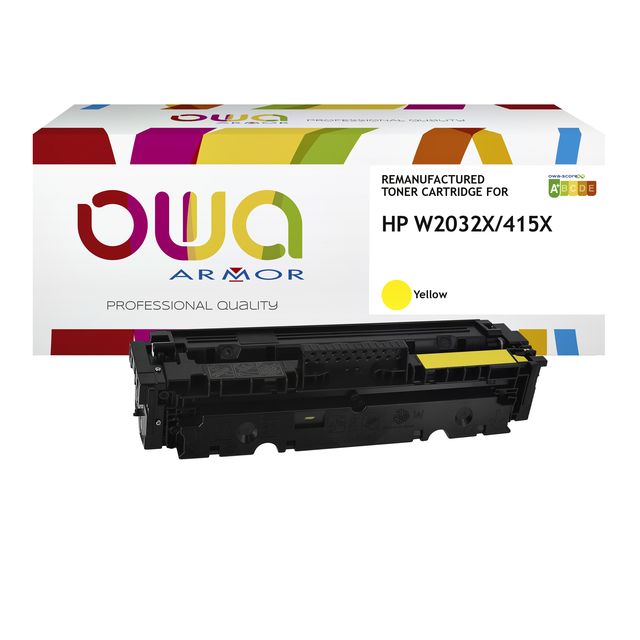 OWA - Tonercartridge hp w2032x geel