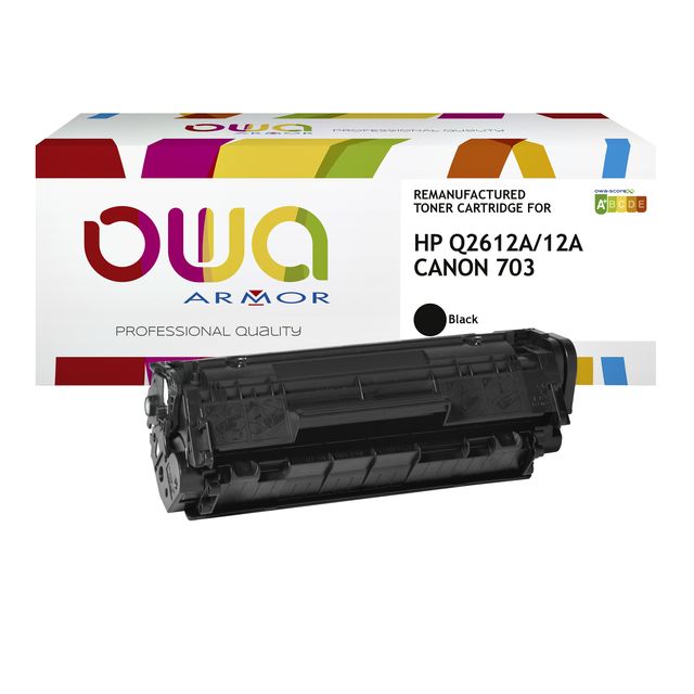 OWA - Cartuccia toner alternativa per Q2612A nero