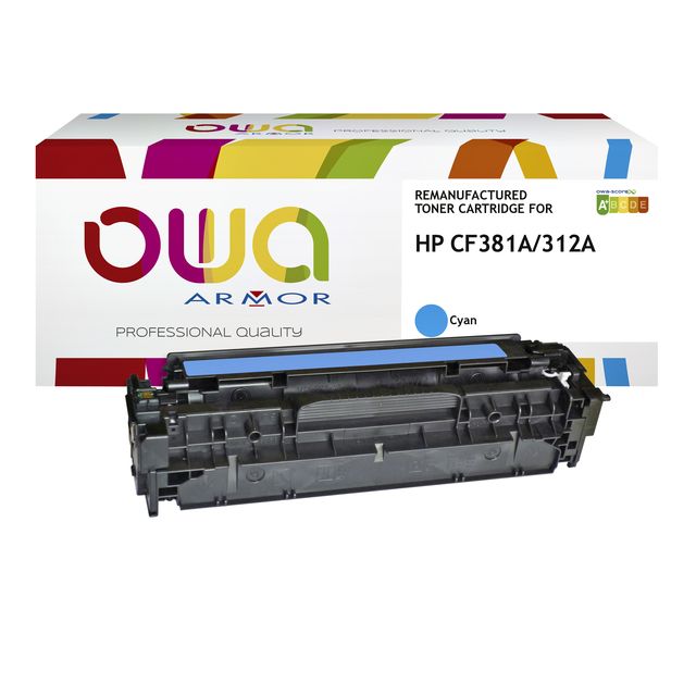 OWA - Tonercartridge alternatief tbv CF381A blauw