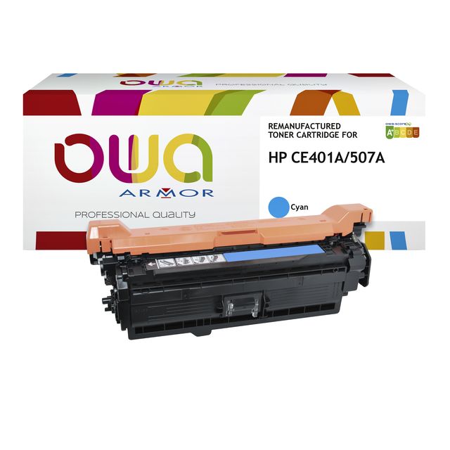 OWA - Tonercartridge alternatief tbv CE401A blauw