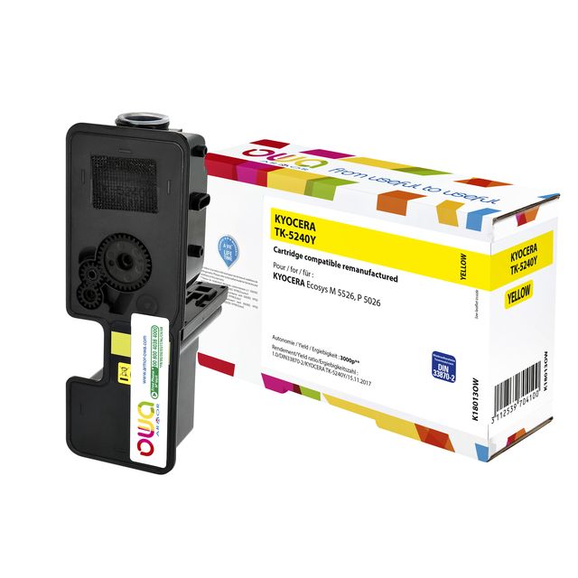 OWA - Toner alternatief tbv TK-5240Y geel