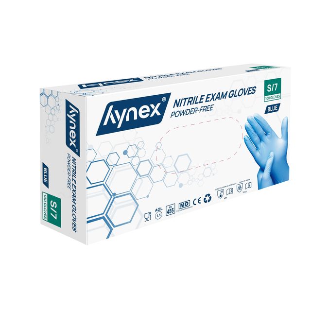 Hynex - Handschoen s nitril 100st blauw