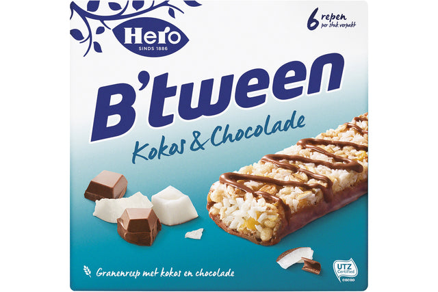 Hero - Tussendoortje b'tween kokos chocolade 6pack