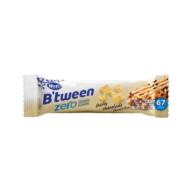 Hero - Snack B'tween chocolate blanco zero 6pack barrita 20gr