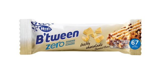 Hero - Snack B'tween chocolate blanco zero 6pack barrita 20gr