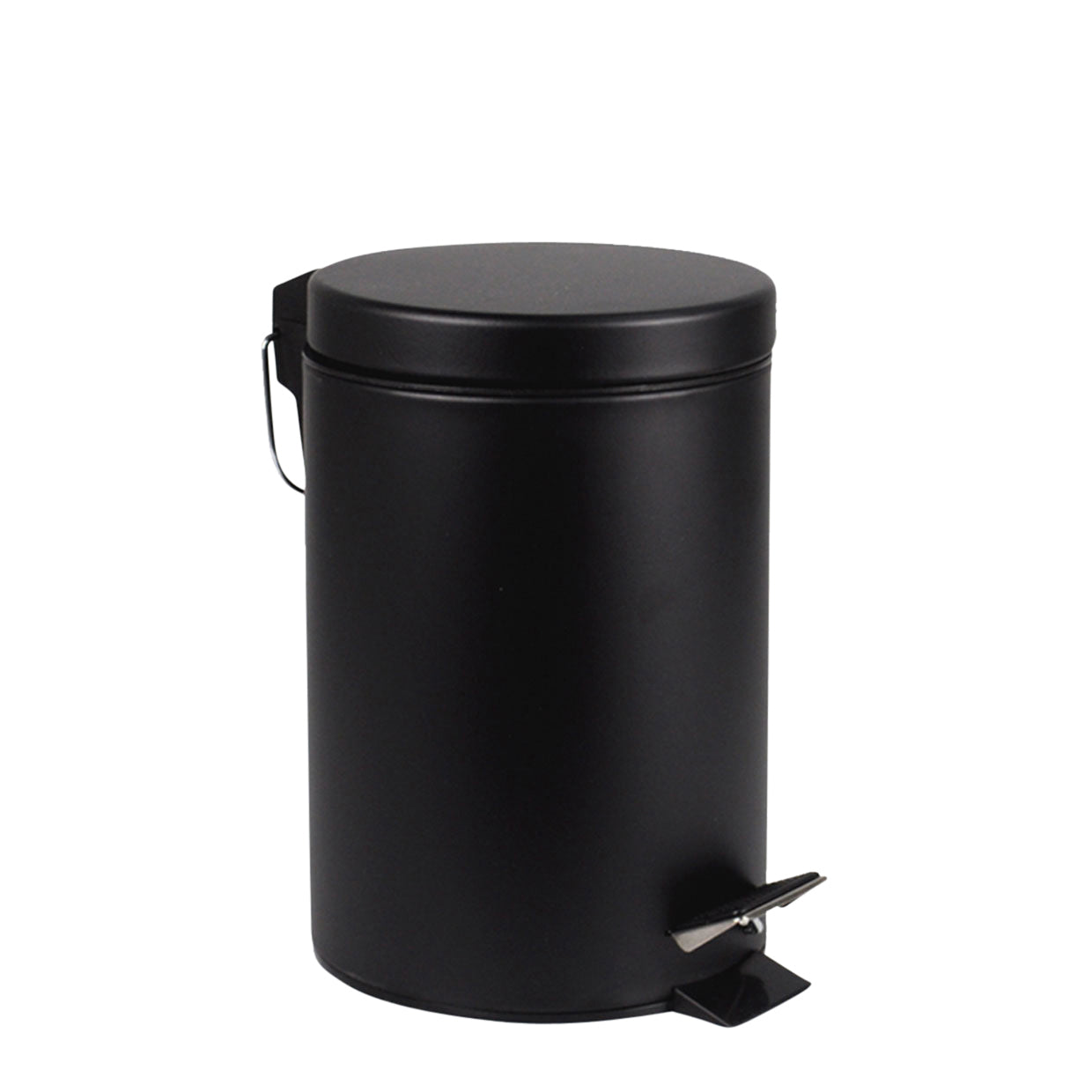 Brasq - Pedaalemmer 12 liter zwart