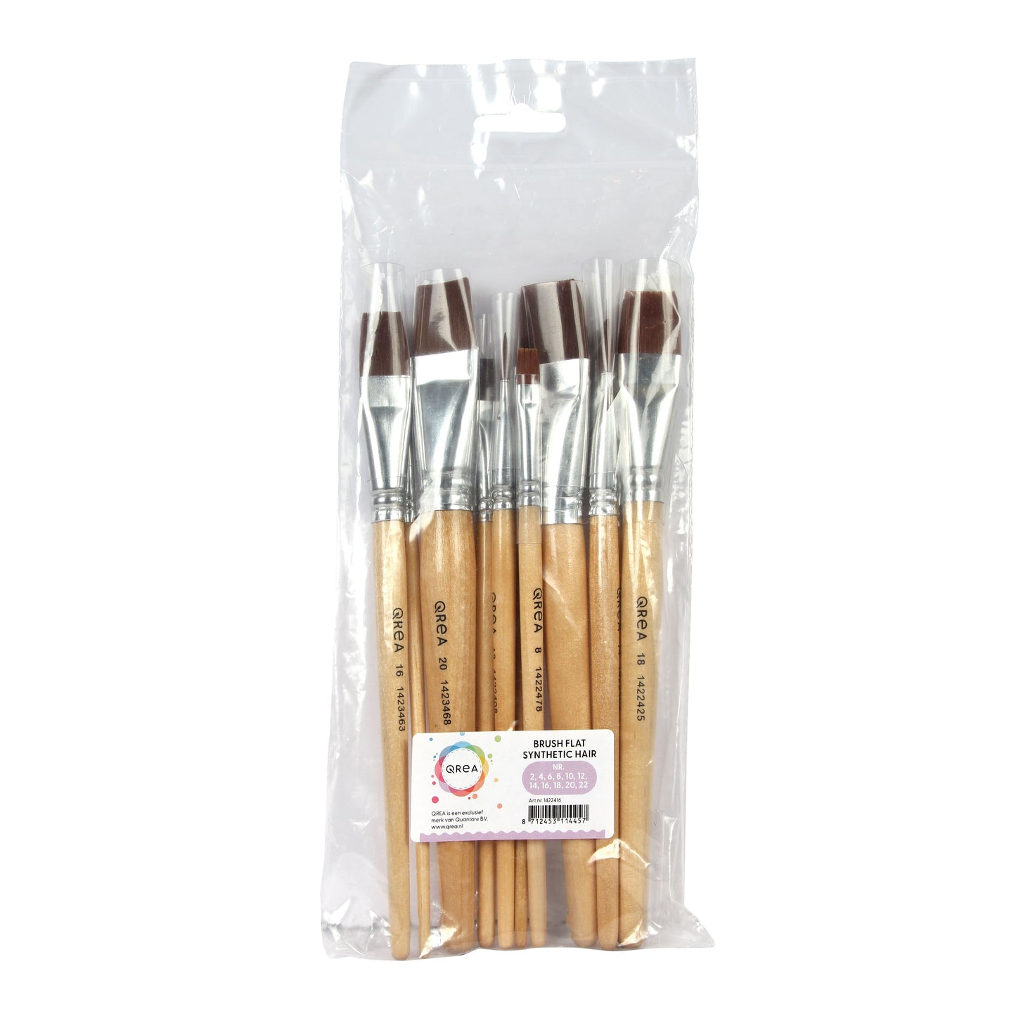 Qrea - Kwast synthetisch set à 11 breedtes