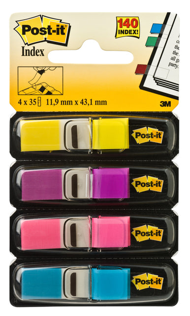 Post-it - Onglets 3m 683 11,9x43,2mm 4 couleurs | 6 pièces