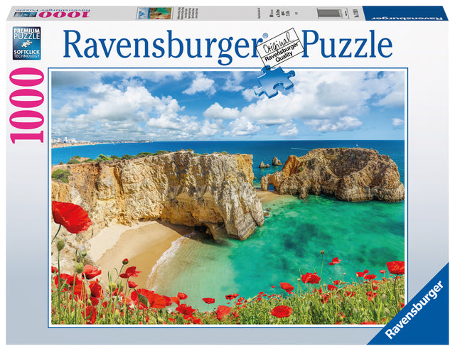 Ravensburger - Puzzel klaprozen in de algarve 1000st