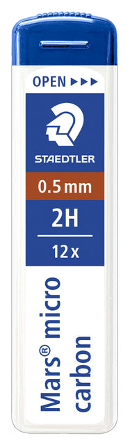 Staedtler - Piombo Carbon Micro 0,5 mm 2H 12 pezzi