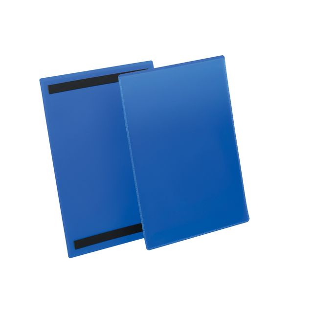 Durable - Document sleeve magnetic A4 portrait blue 50 pieces