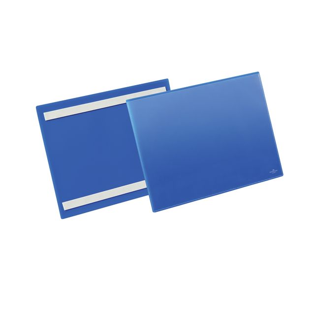 Durable - Documenthoes zelfklevend a4 liggend blauw