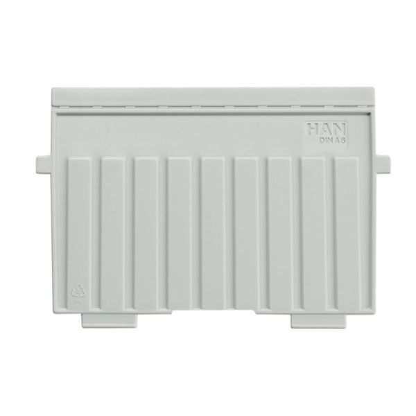 Han - Divider plate card index A6 transverse light gray | 5 pieces