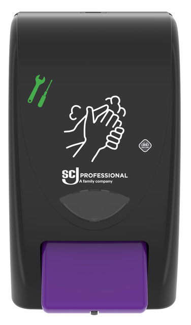 Klika - Handreinigerdispenser scj proline heavy 2l zwart