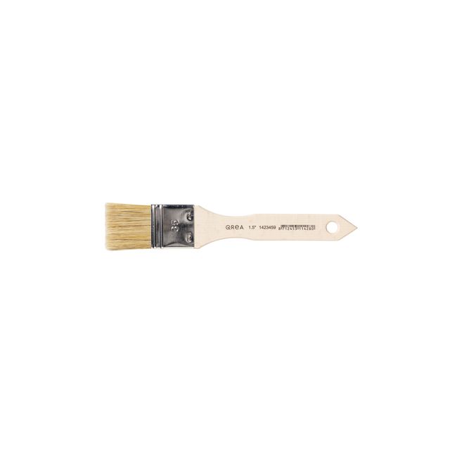 Qrea - Brosse en poils de porc no. 1,5 largeur 35,1 mm | 6 pièces