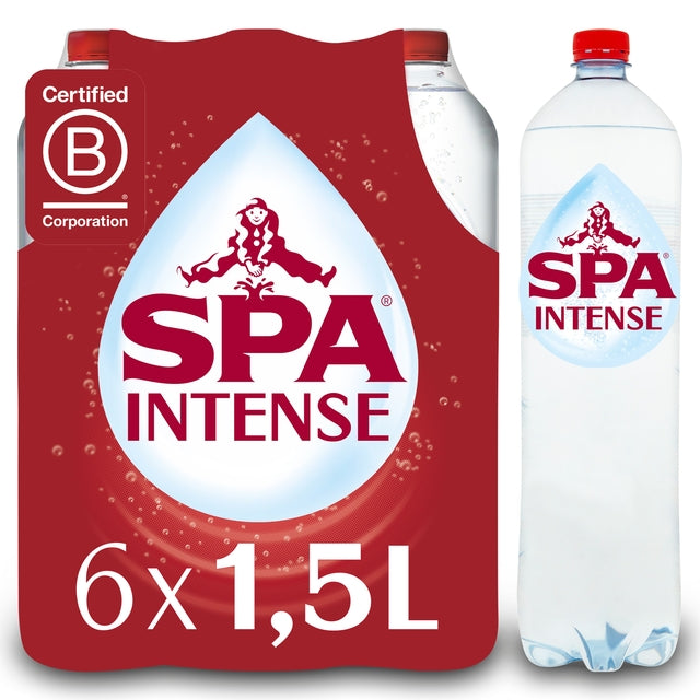 Spa - AguaRojo intenso botella PET 1,5 litros