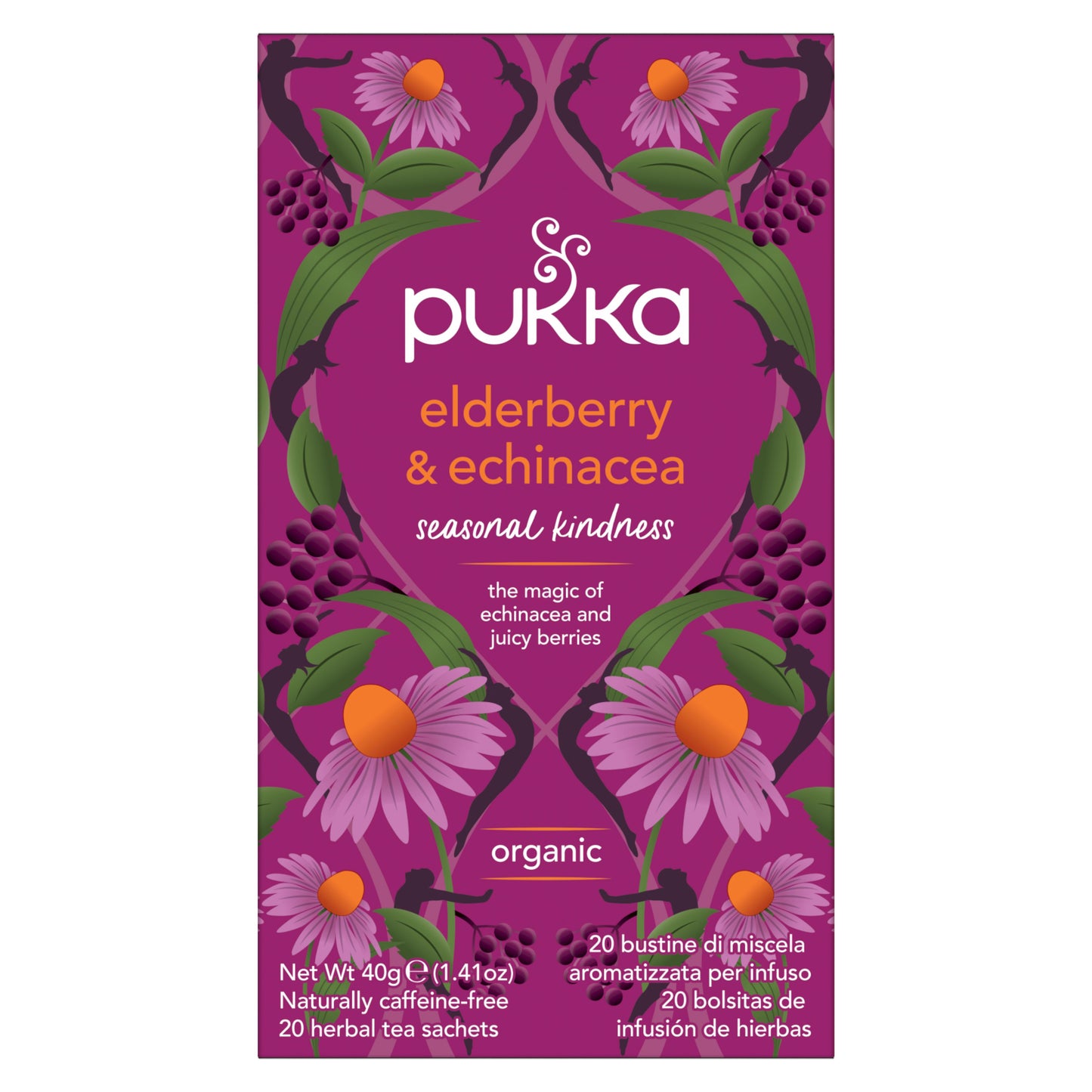 Pukka - Thee elderberry en echinacea 20 zakjes