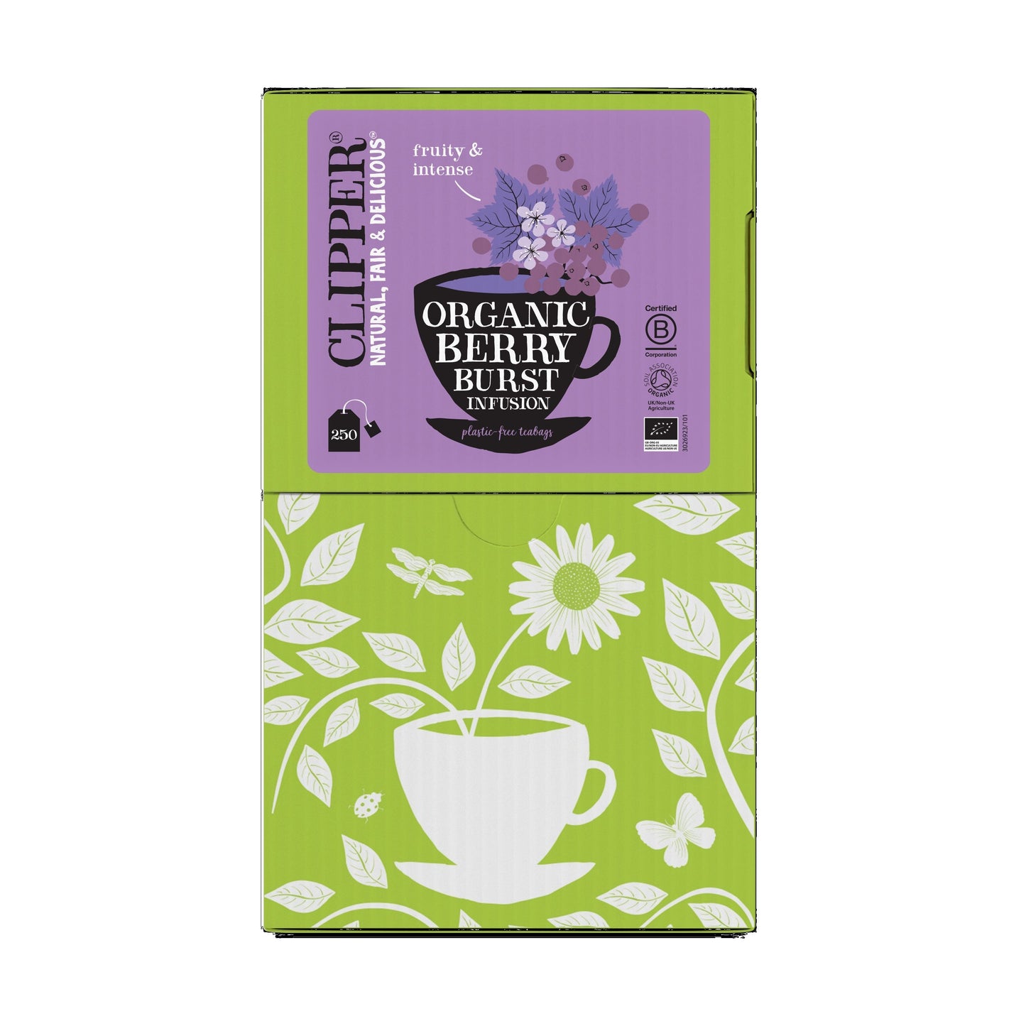 Clipper - Thee infusion berry burst bio 250 zakjes