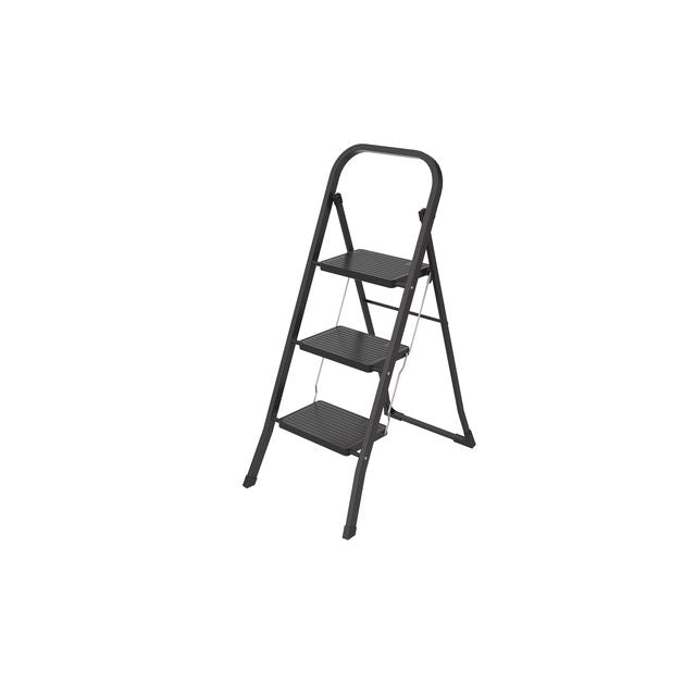 Brasq - Scala domestica 3 gradini SL300 nera