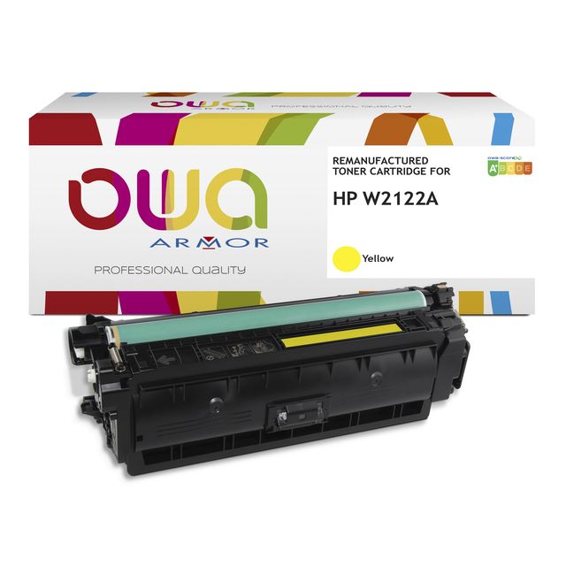 OWA - Tonercartridge hp w2122a geel