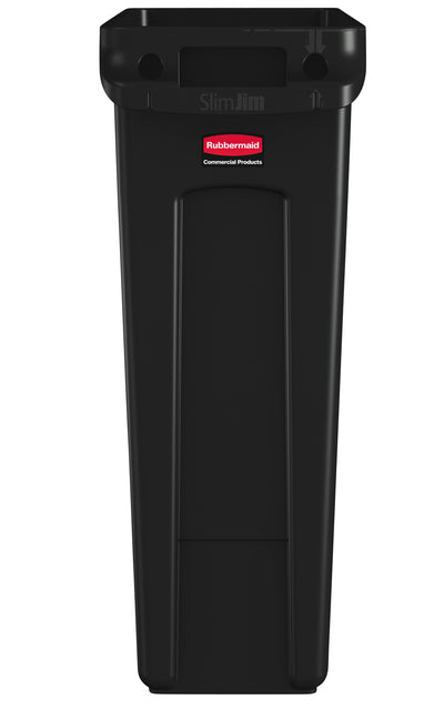 Rubbermaid - Waste bin slim jim vt 87l black