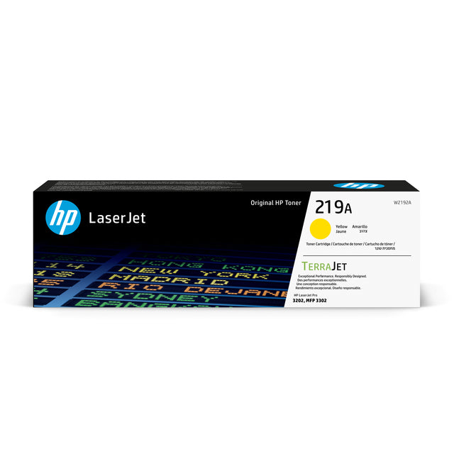 HP - Toner cartridge w2192a 219a yellow