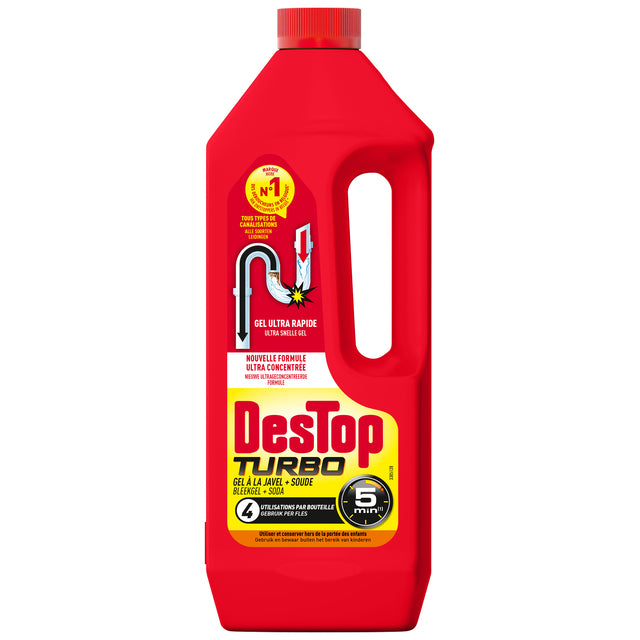 Destop - Desatascador de desagües Turbo Gel 1L