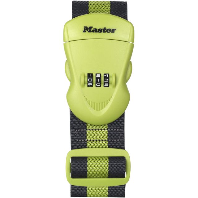 Master Lock - Serrure à combinaison pour sangle de valise vert/noir