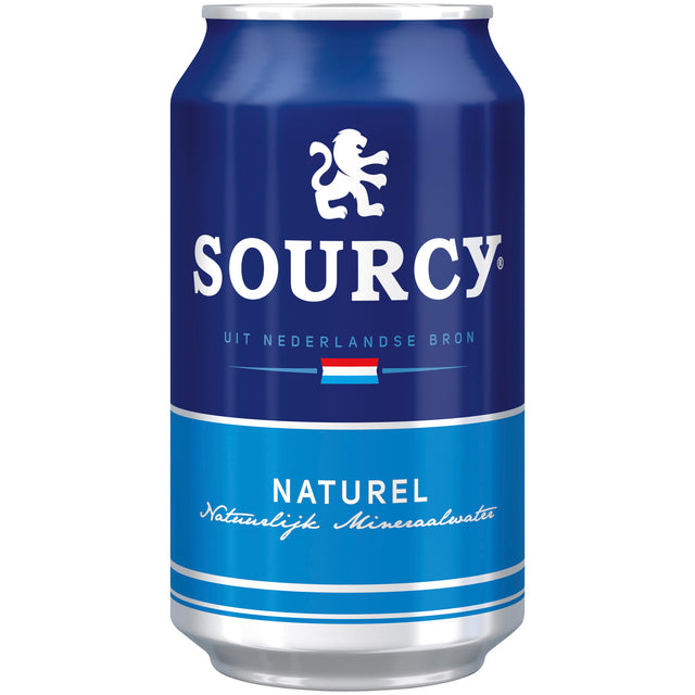 Soucy - Eau bleue en canette 330ml | 24 pièces