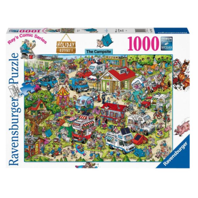 Ravensburger - Puzzel Ray Comics Holiday resort 1 The campsite 1000 stukjes