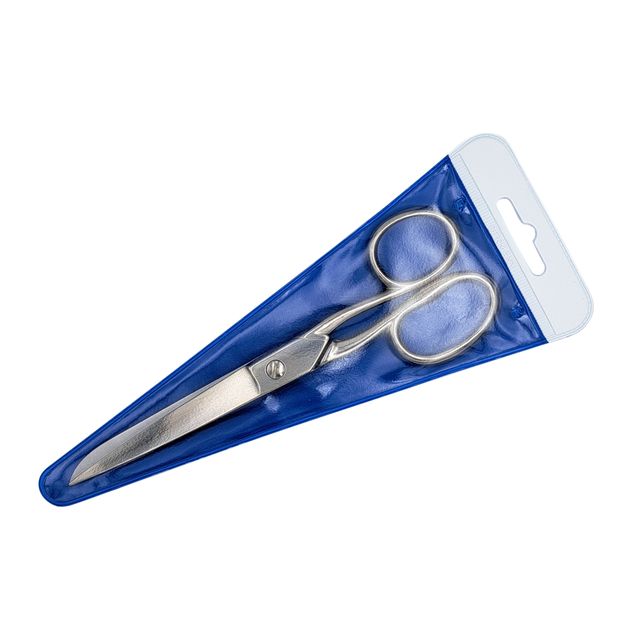 Oficina - Tijera 180mm acero inoxidable ojo grande diestros