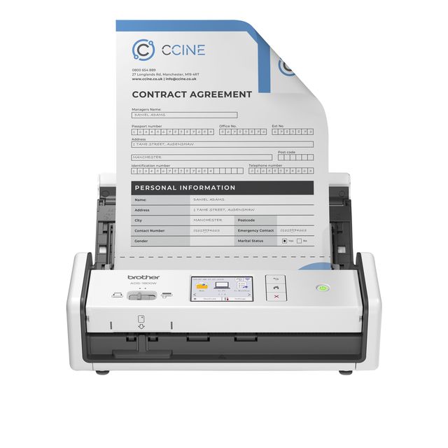 Brother - ADS-1800W ADF-scanner 1200 x 1200 DPI A4 Wit