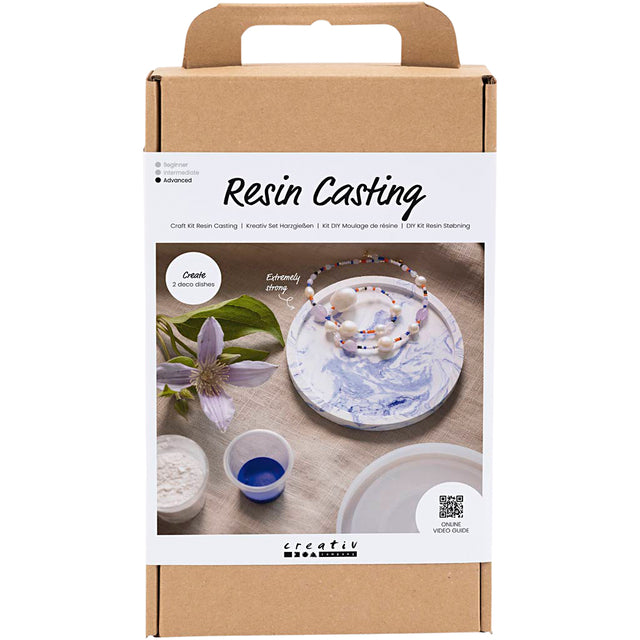 Creativ Company - Hobbyset Plateau de moulage en résine effet marbre