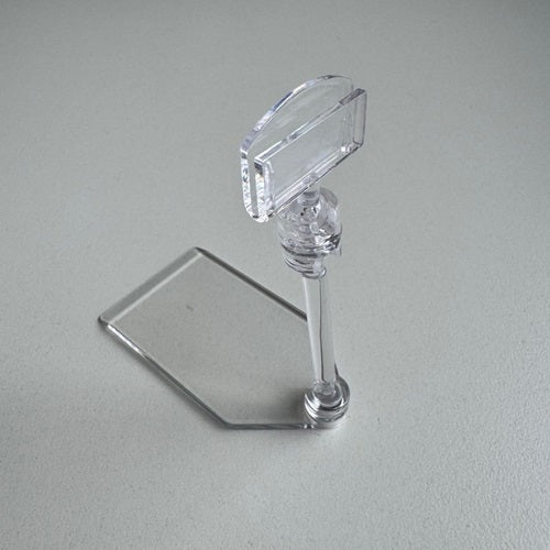 Klika - Pop-clip kaarthouder met voet hoog 50mm