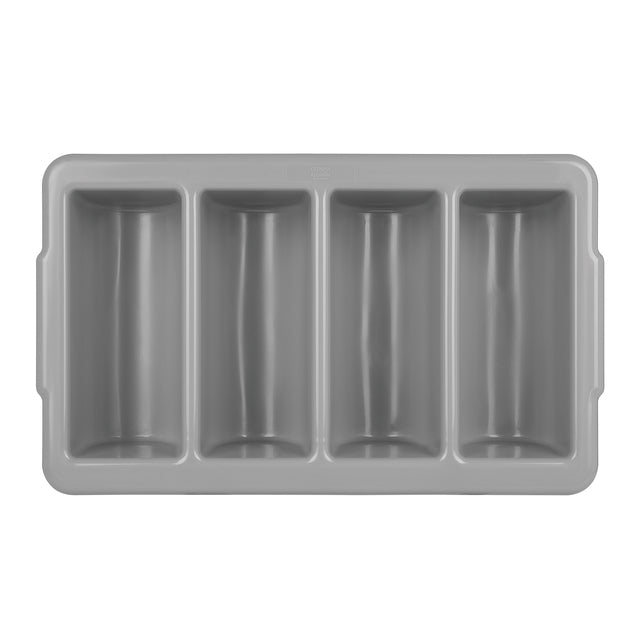 Olympia - Portaposate Kristallon 4 scomparti GN 1/1 grigio