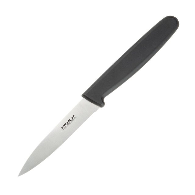 Hygiplas - Schälmesser 7,5 cm schwarz
