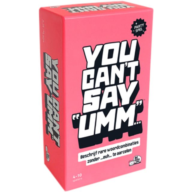 Asmodee - Spel you can't say umm