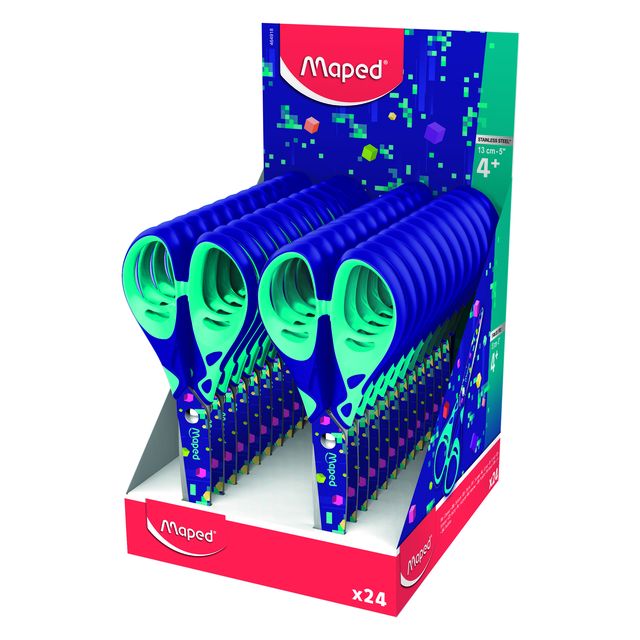 Maped - Schaar pixel party 13cm display a 24 stuks