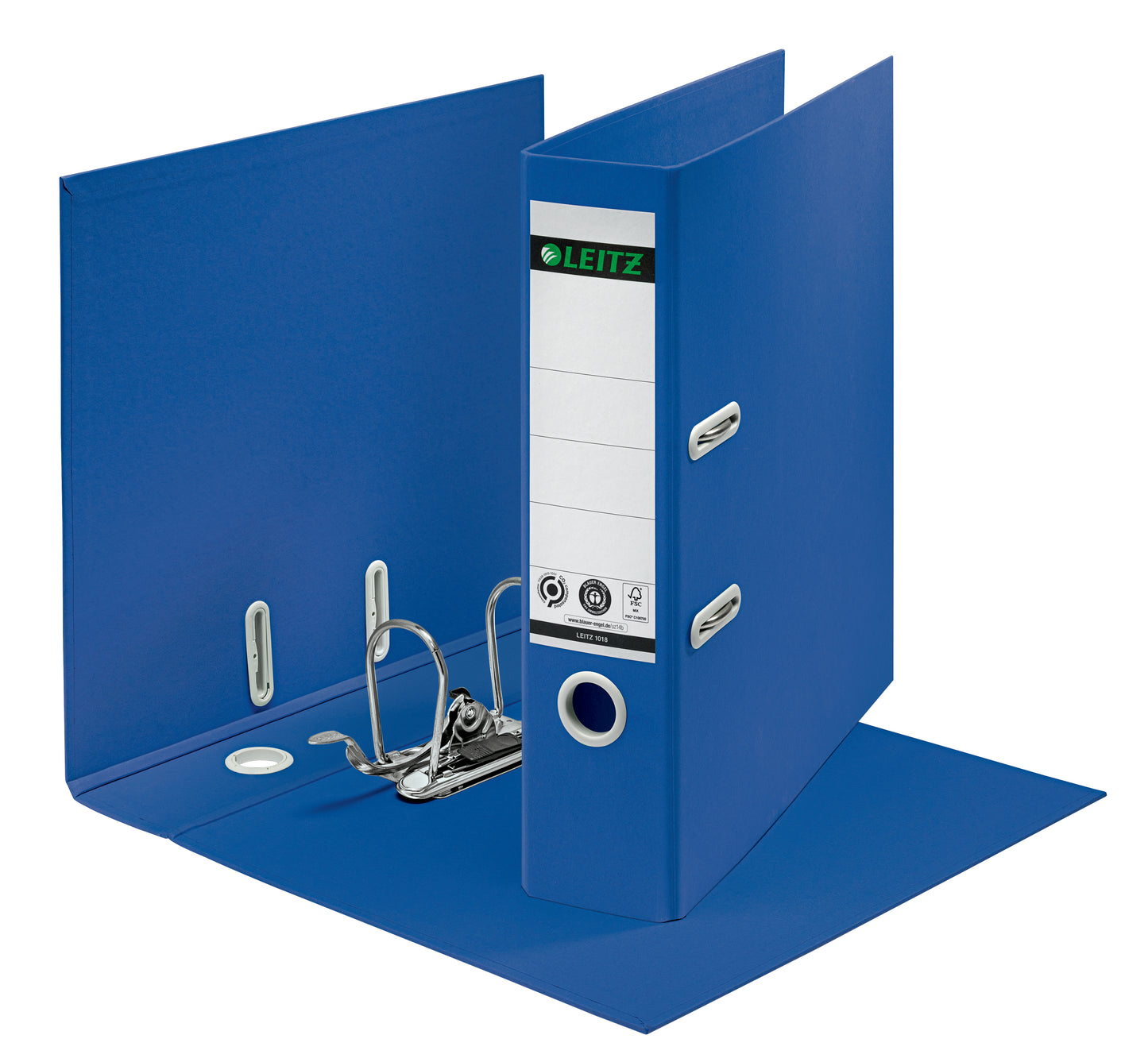 Leitz - Ordner 180° recycle 80 mm bleu | 10 pièces