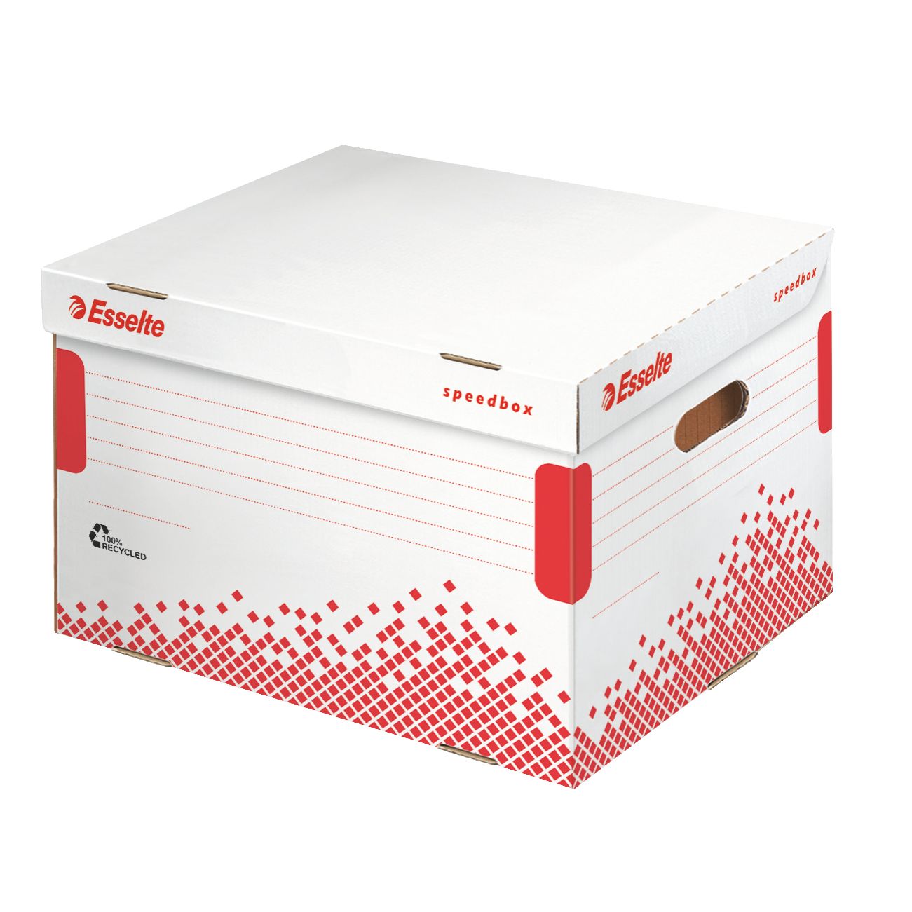Esselte - Aufbewahrungs- und Transportbox Speedbox 392x301x334mm weiß