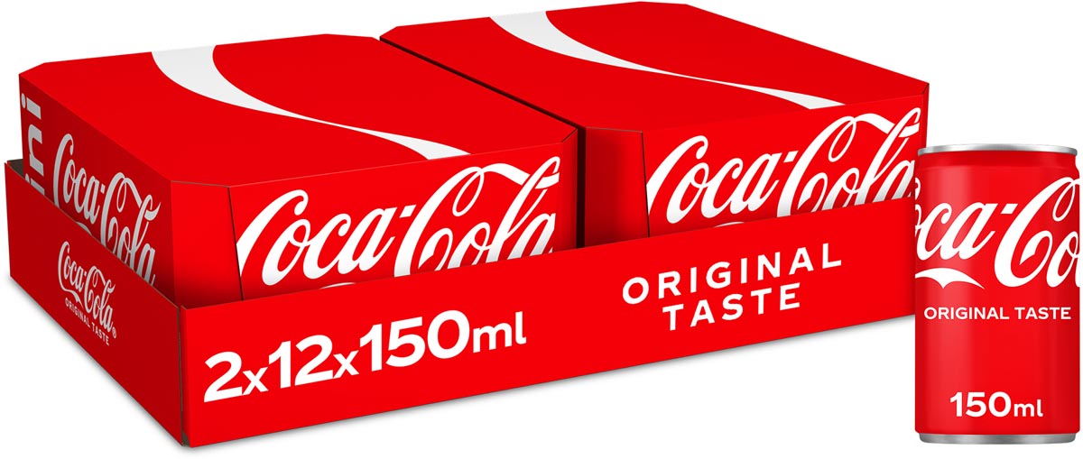 Coca Cola - Erfrischungsgetränk Normaldose 150 ml