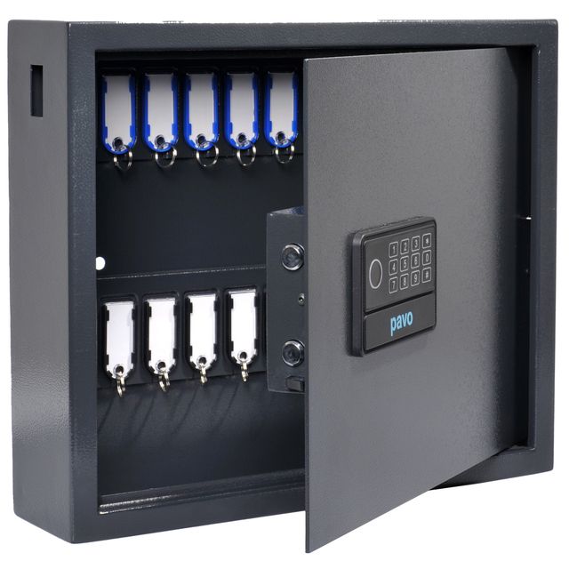 Pavo - Sleutelkast magnetisch fingerprint 20 haken